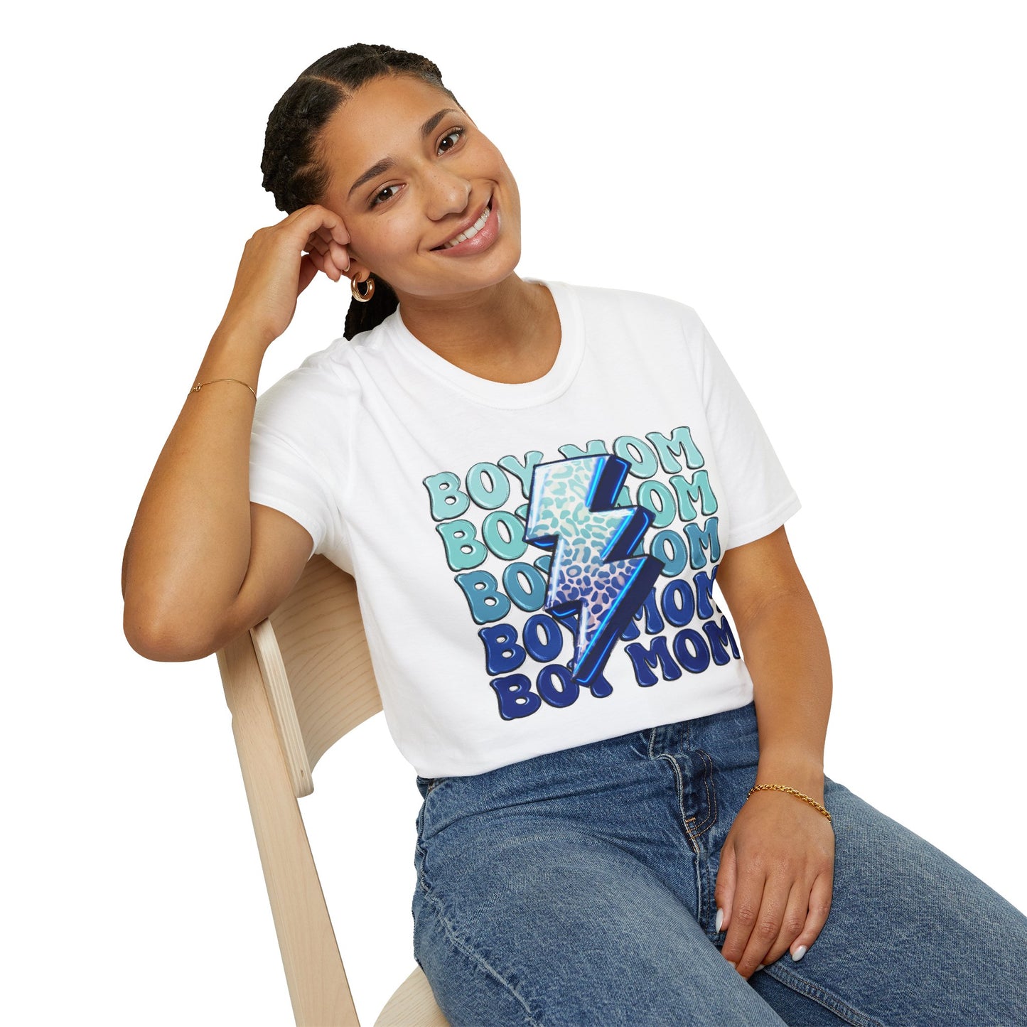 Boy Mom Graphic T-Shirt - Fun and Stylish for Proud Mothers