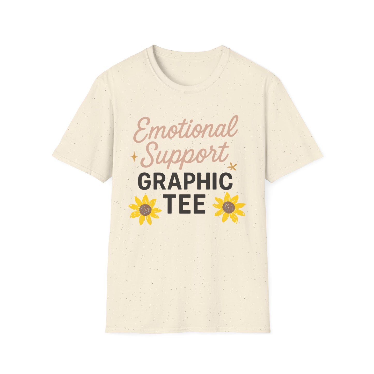 Emotional Support Graphic T-Shirt for Positivity Lovers