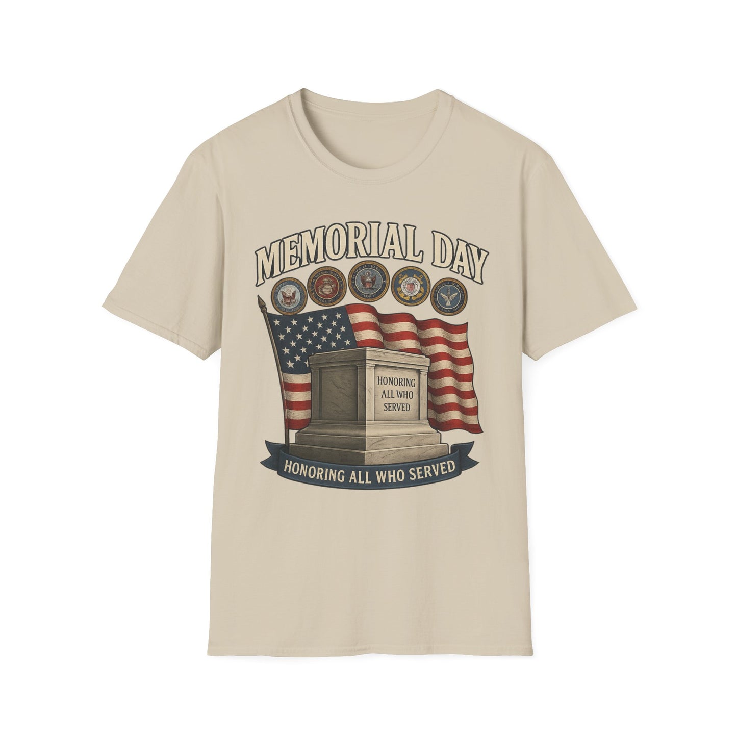 Memorial Day Tribute T-Shirt - Honoring All Who Served
