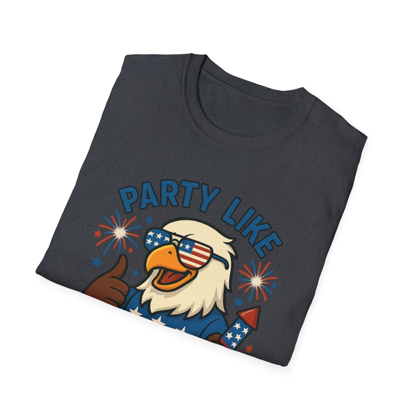 Patriotic 4th of July Party T-Shirt - 'Party Like It's 1776'