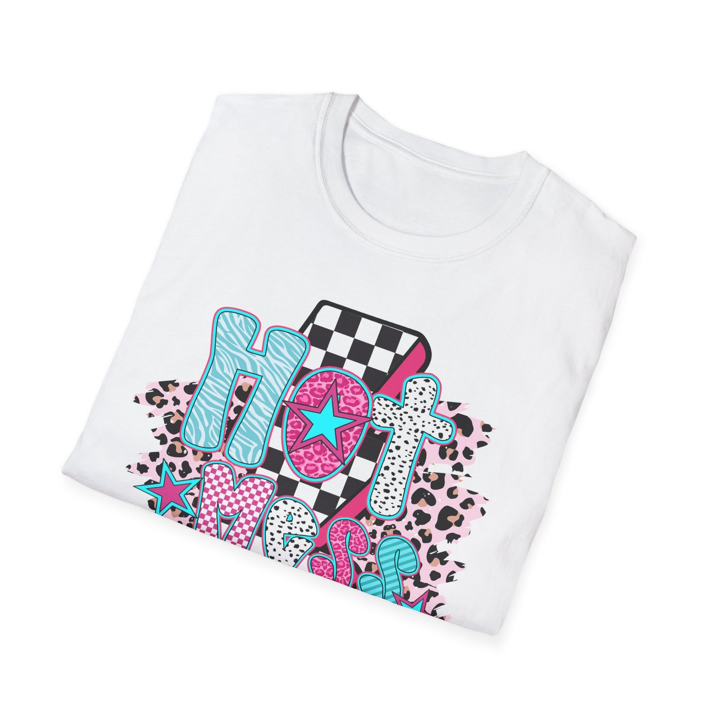 Fun 'Hot Mess Mama' T-Shirt - Perfect for Moms!