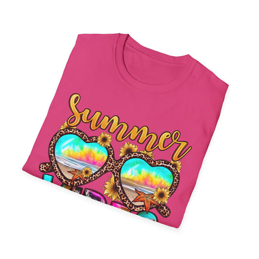 Summer Vibes Graphic -Tee for a Chill Summer
