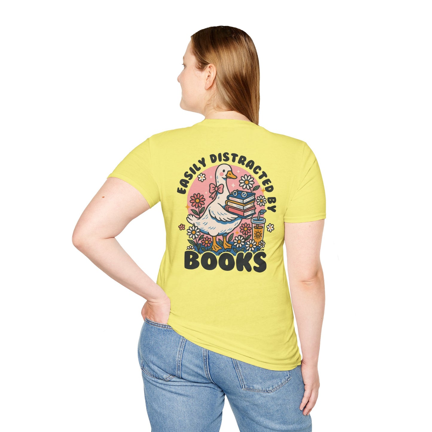 Easily Distracted by Books - T-Shirt