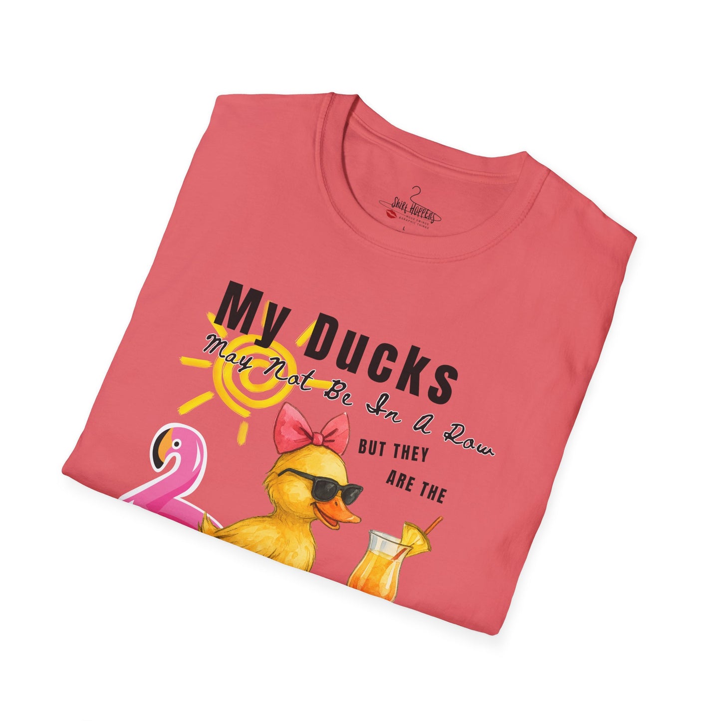 Duck - Life of The Party T-Shirt, Fun Summer Tee, Quirky Gift, Pool Party Shirt, Duck Lover Apparel
