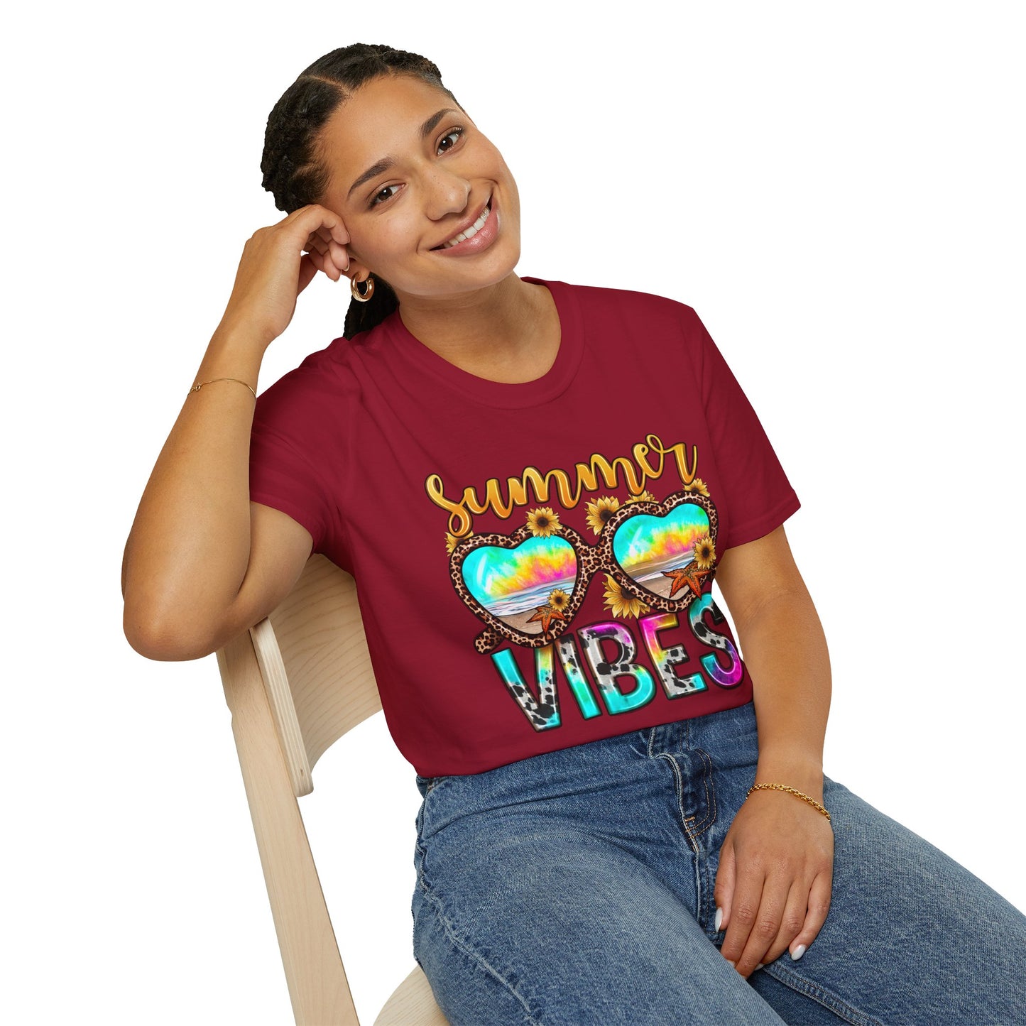 Summer Vibes Graphic -Tee for a Chill Summer