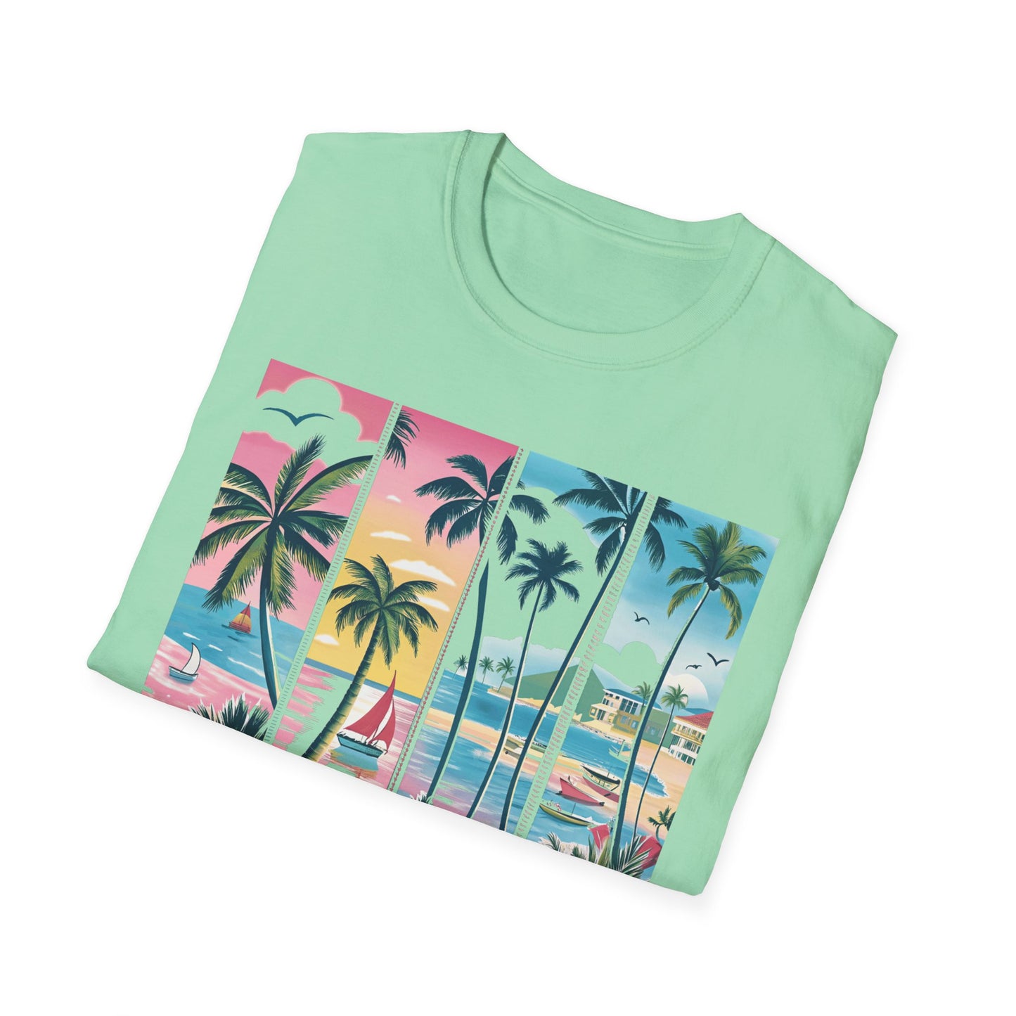 Salty Soul Tropical Vibe Tee for Beach Lovers