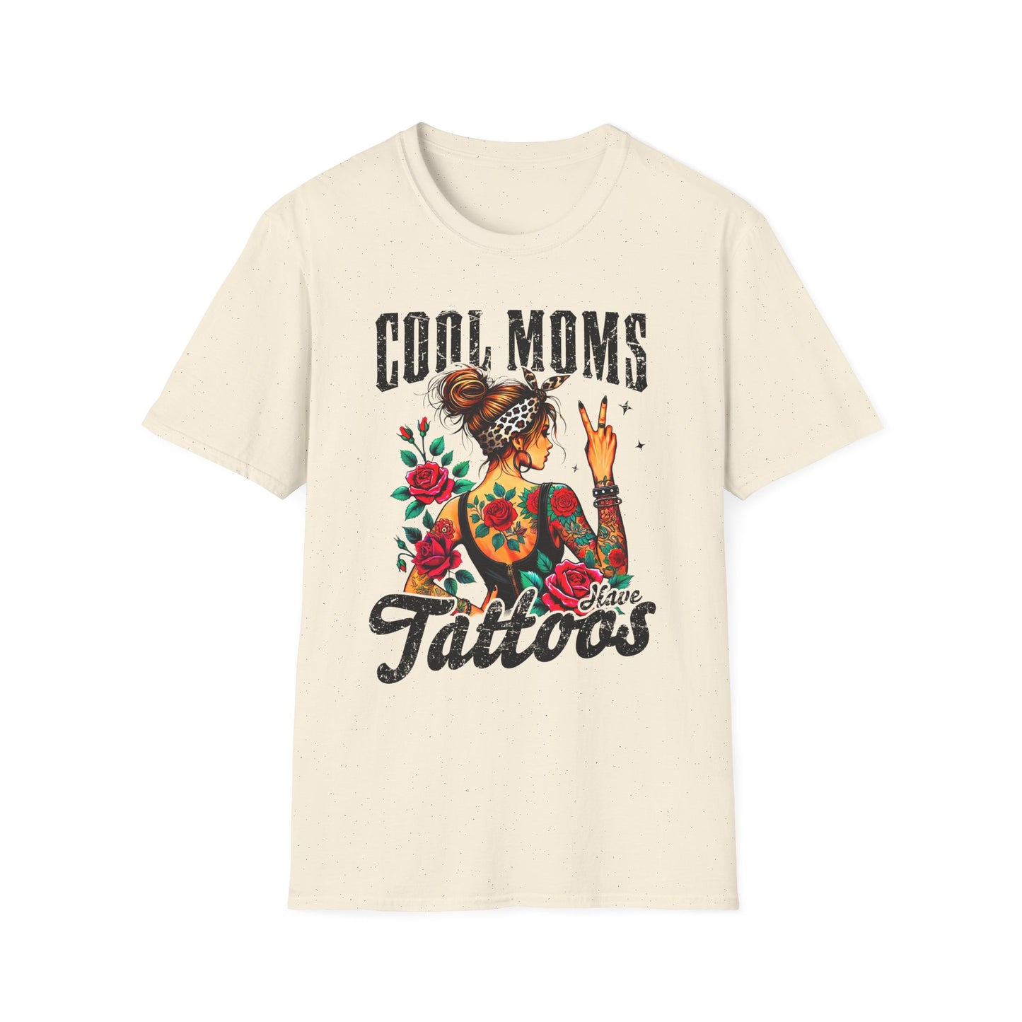 Cool Moms Tattoo Graphic T-Shirt