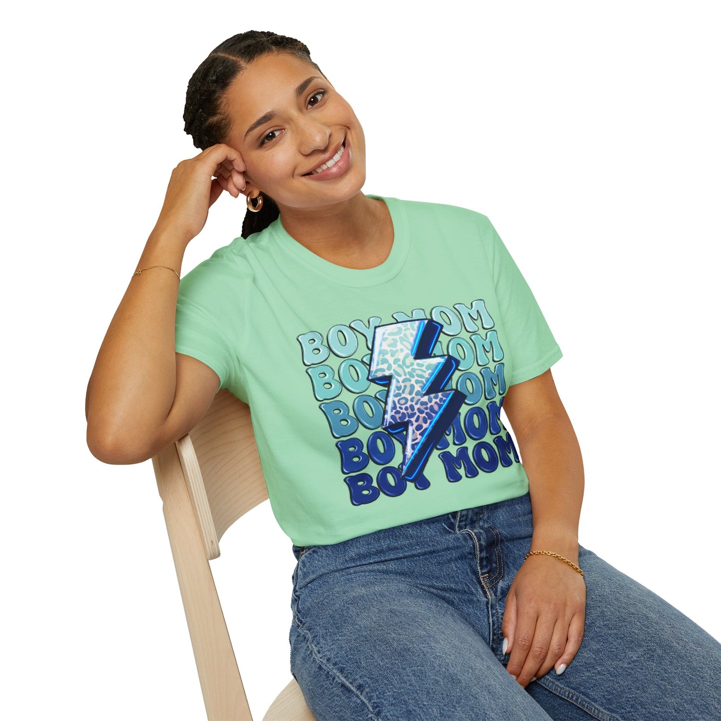 Boy Mom Graphic T-Shirt - Fun and Stylish for Proud Mothers