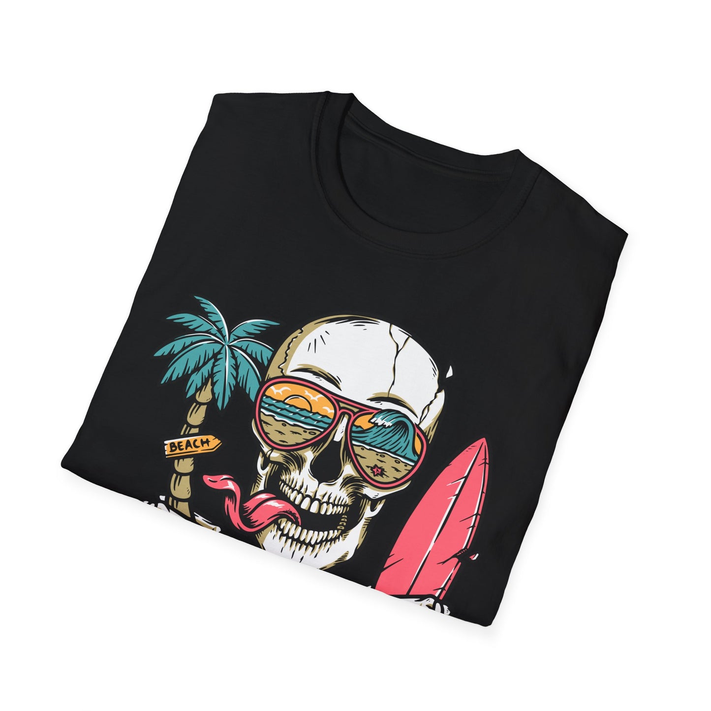 Beach Skull Graphic T-Shirt