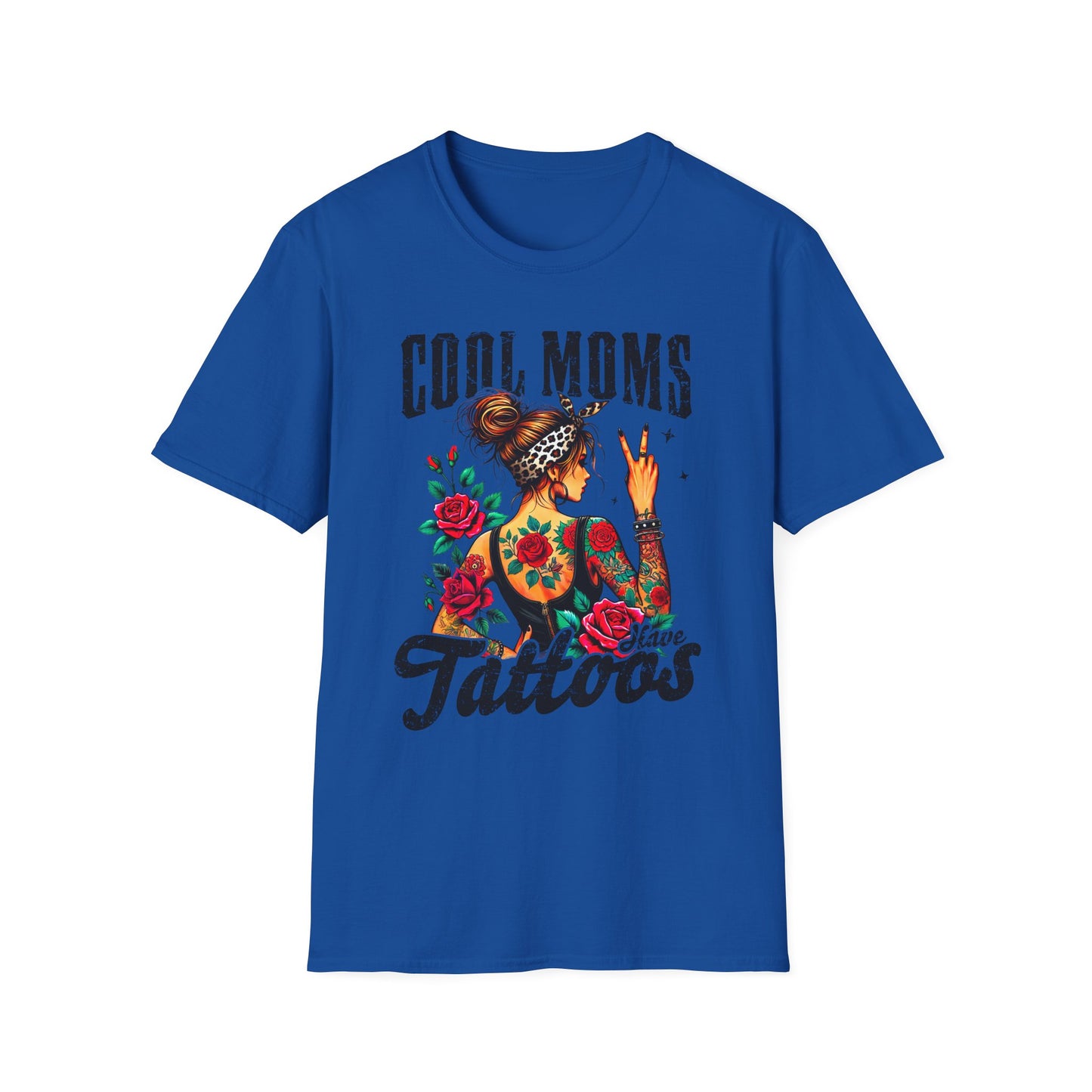 Cool Moms Tattoo Graphic T-Shirt