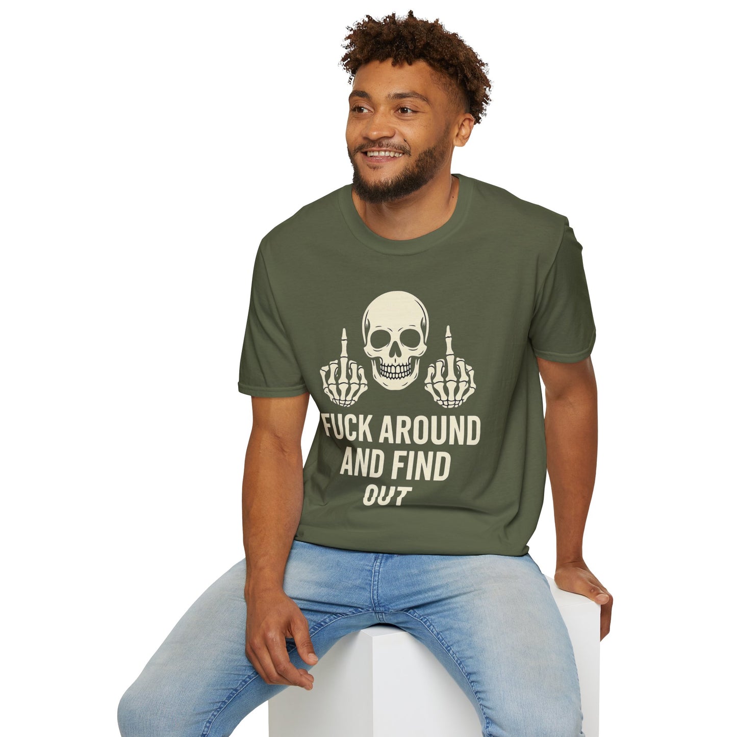 "F*ck Around and Find Out" Skull Graphic Tee
