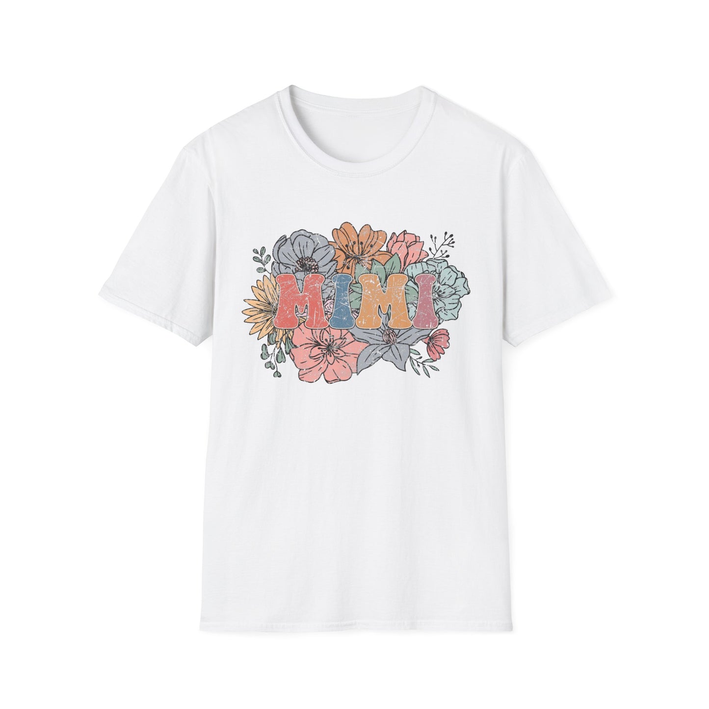 Floral 'Mimi' Unisex T-Shirt - Perfect Gift for Moms, Mother's Day, Family Gatherings, Casual Wear, Spring Fashion