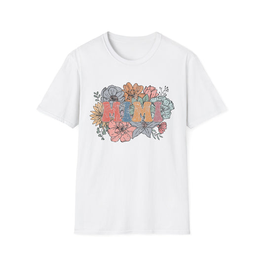 Floral 'Mimi' Unisex T-Shirt - Perfect Gift for Moms, Mother's Day, Family Gatherings, Casual Wear, Spring Fashion