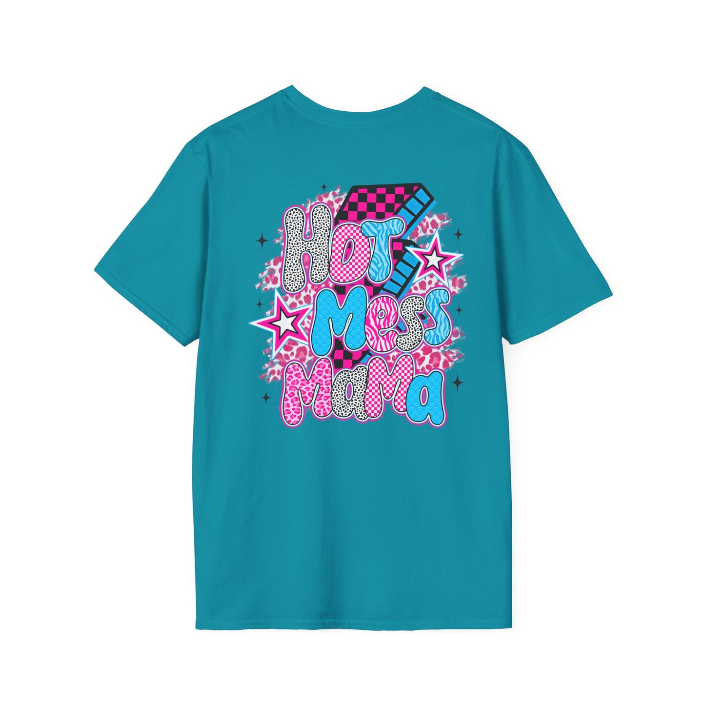 Hot Mess Vibes Fun Graphic Tee