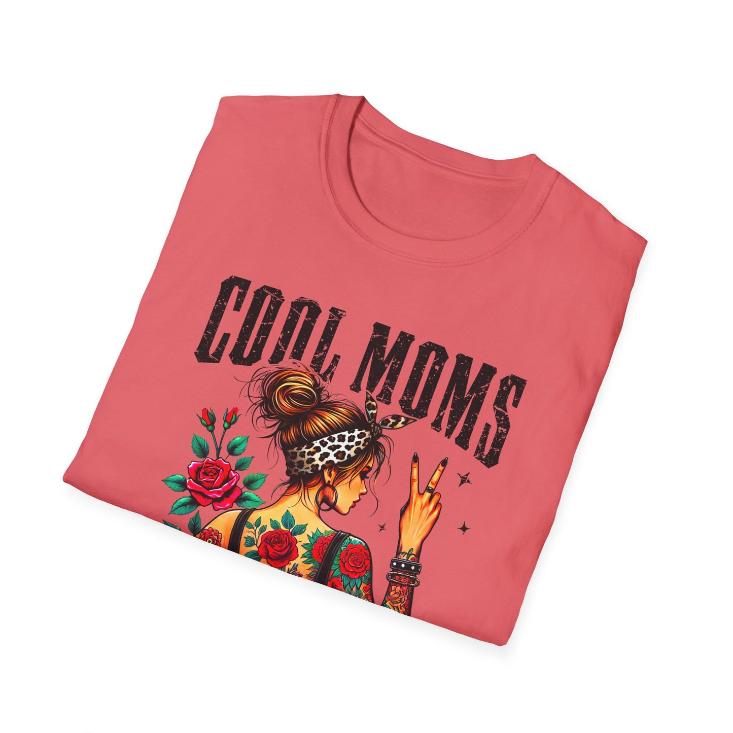 Cool Moms Tattoo Graphic T-Shirt