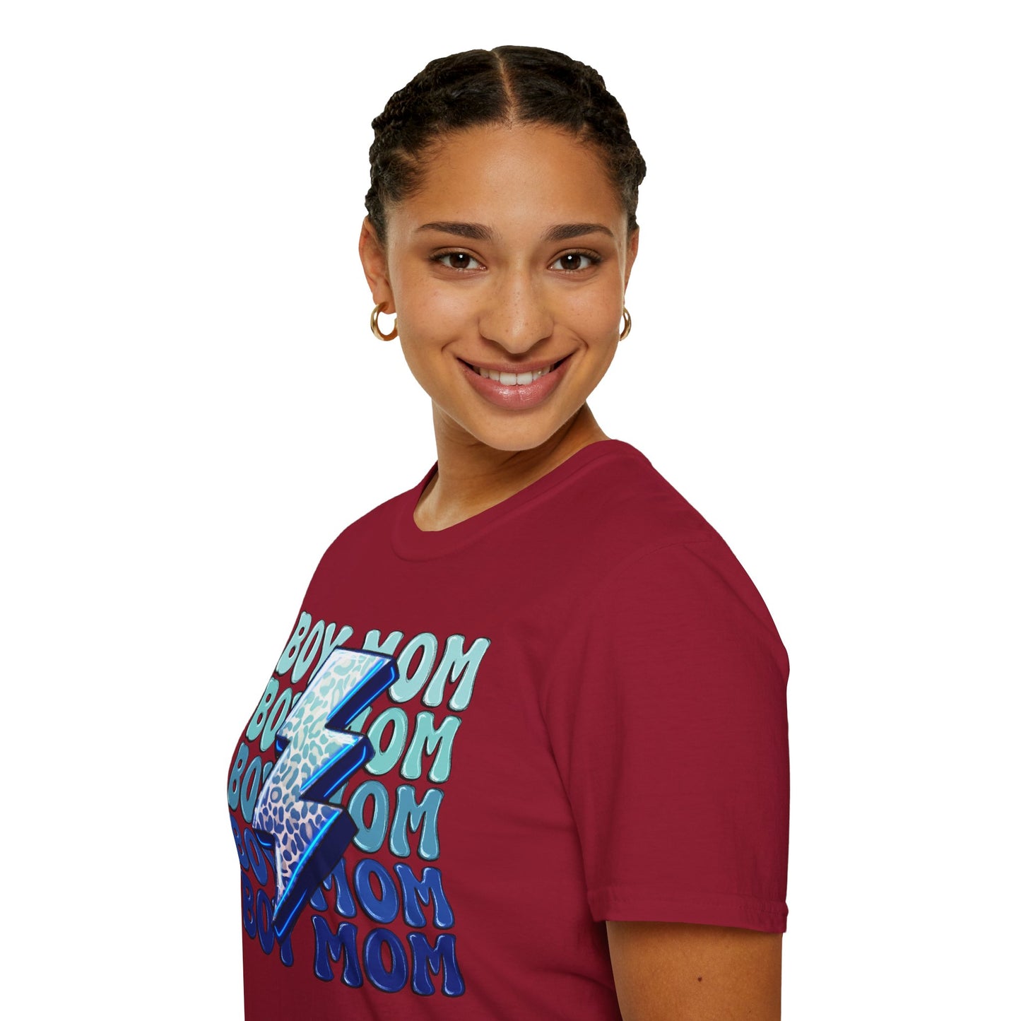 Boy Mom Graphic T-Shirt - Fun and Stylish for Proud Mothers