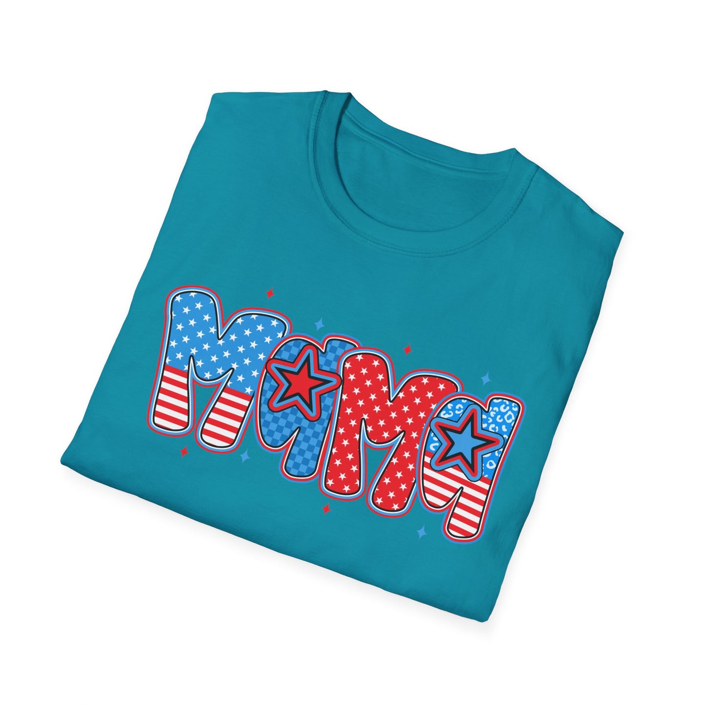 Patriotic Mama T-Shirt - Tee for Celebrations