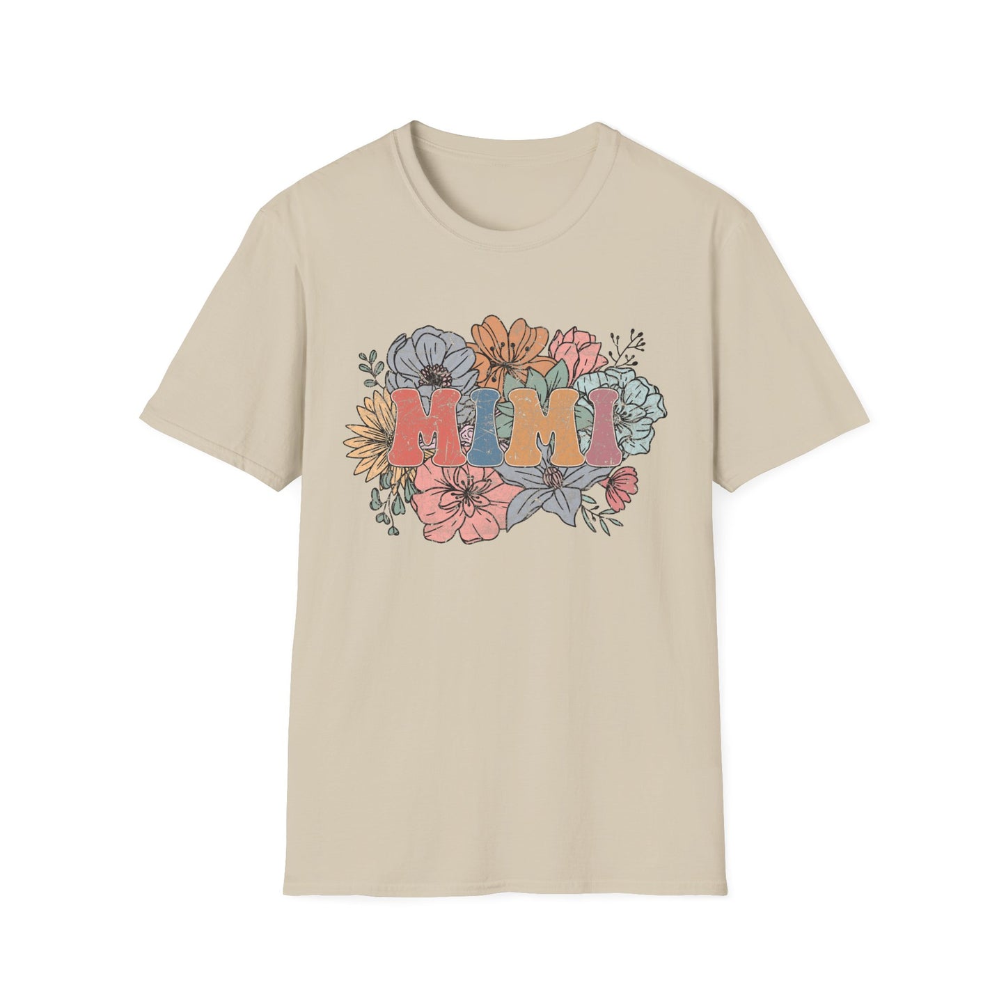 Floral 'Mimi' Unisex T-Shirt - Perfect Gift for Moms, Mother's Day, Family Gatherings, Casual Wear, Spring Fashion