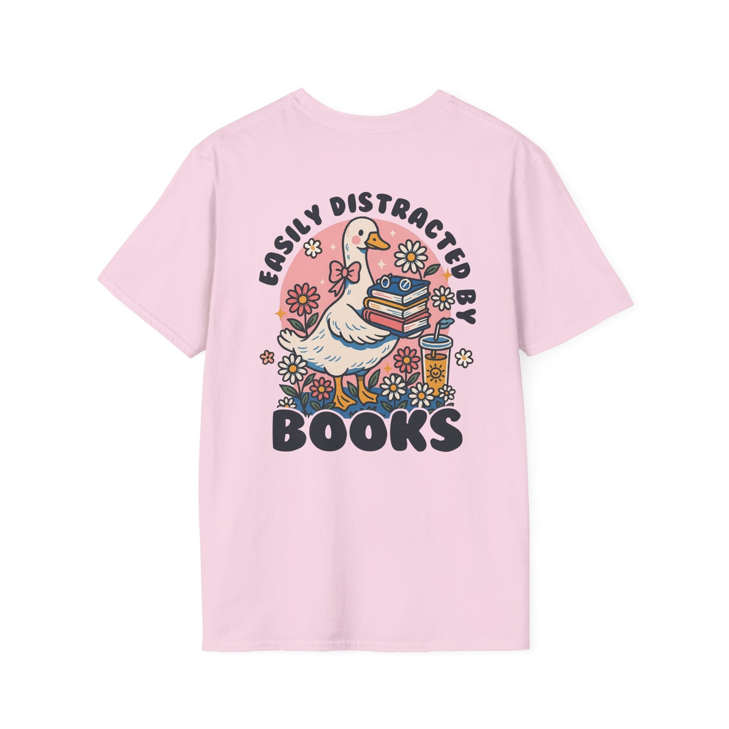 Easily Distracted by Books - T-Shirt