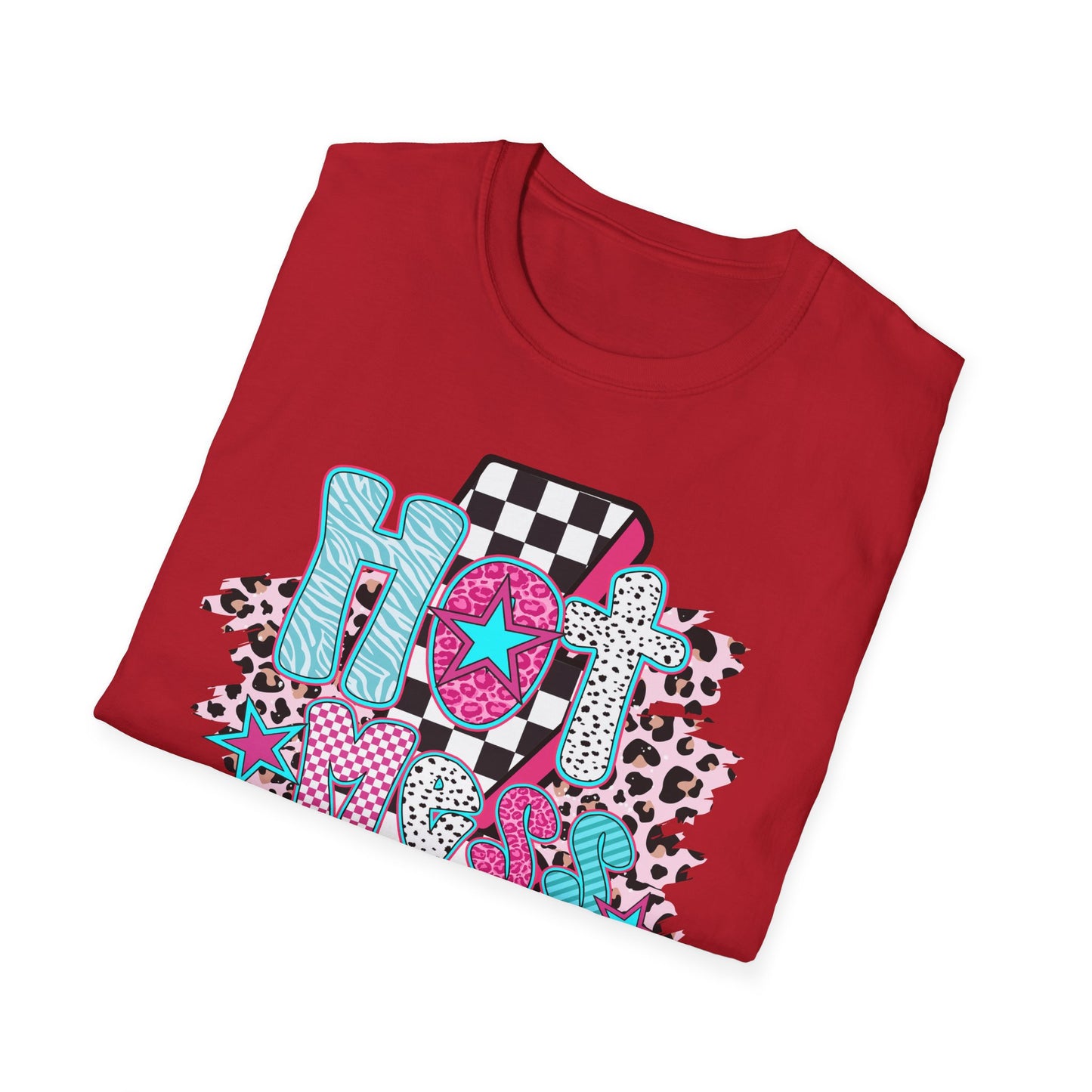 Fun 'Hot Mess Mama' T-Shirt - Perfect for Moms!