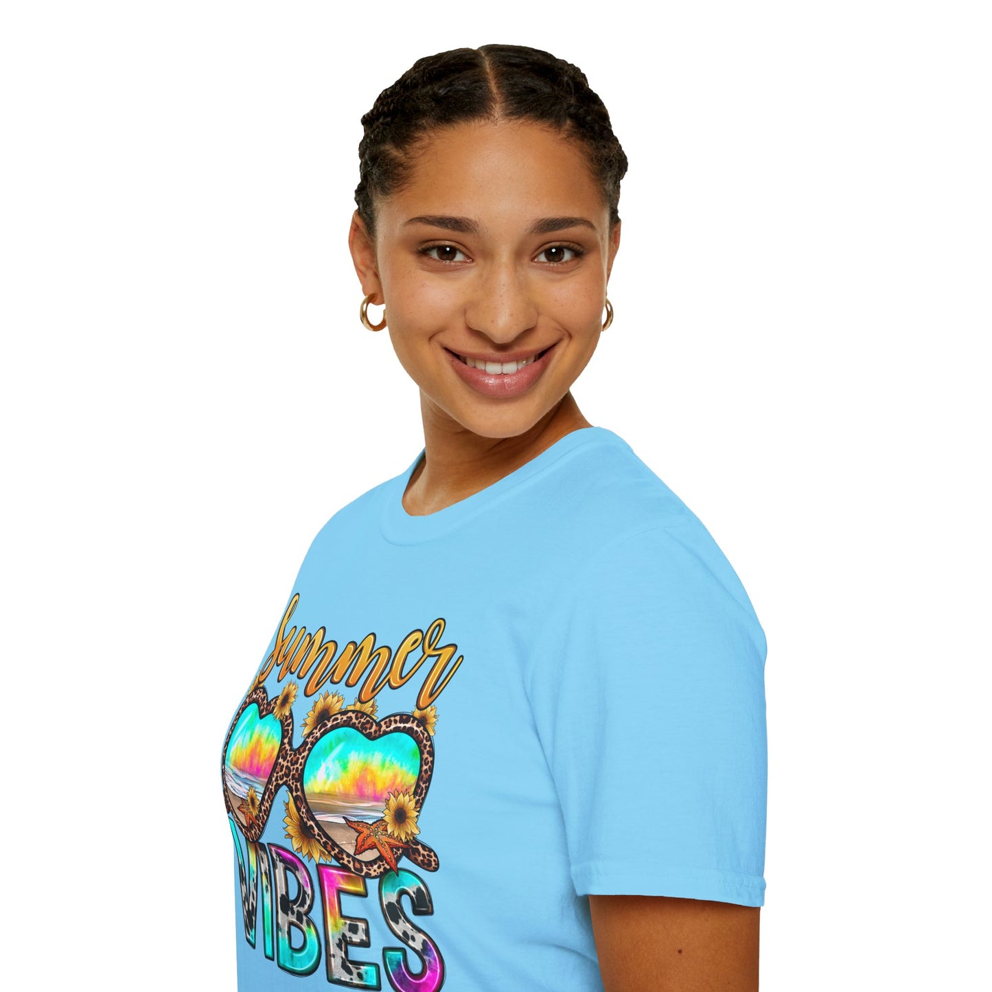 Summer Vibes Graphic -Tee for a Chill Summer