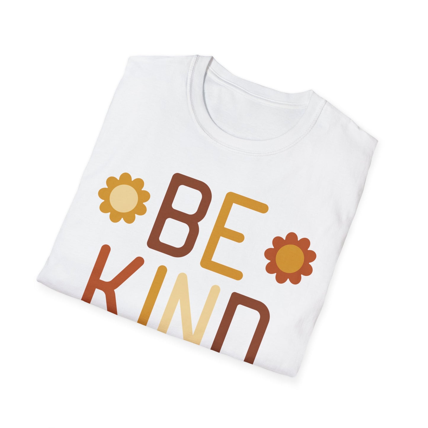 Be Kind Unisex Softstyle T-Shirt - Positive Vibes Casual Wear