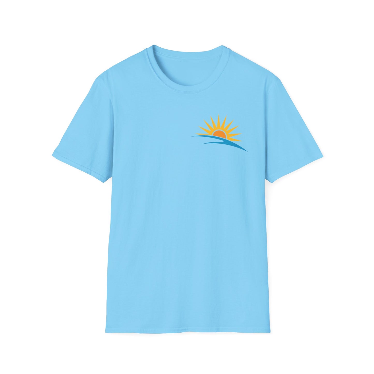Beach Sunrise & Lighthouse Unisex T-Shirt - Relaxed Summer Vibes