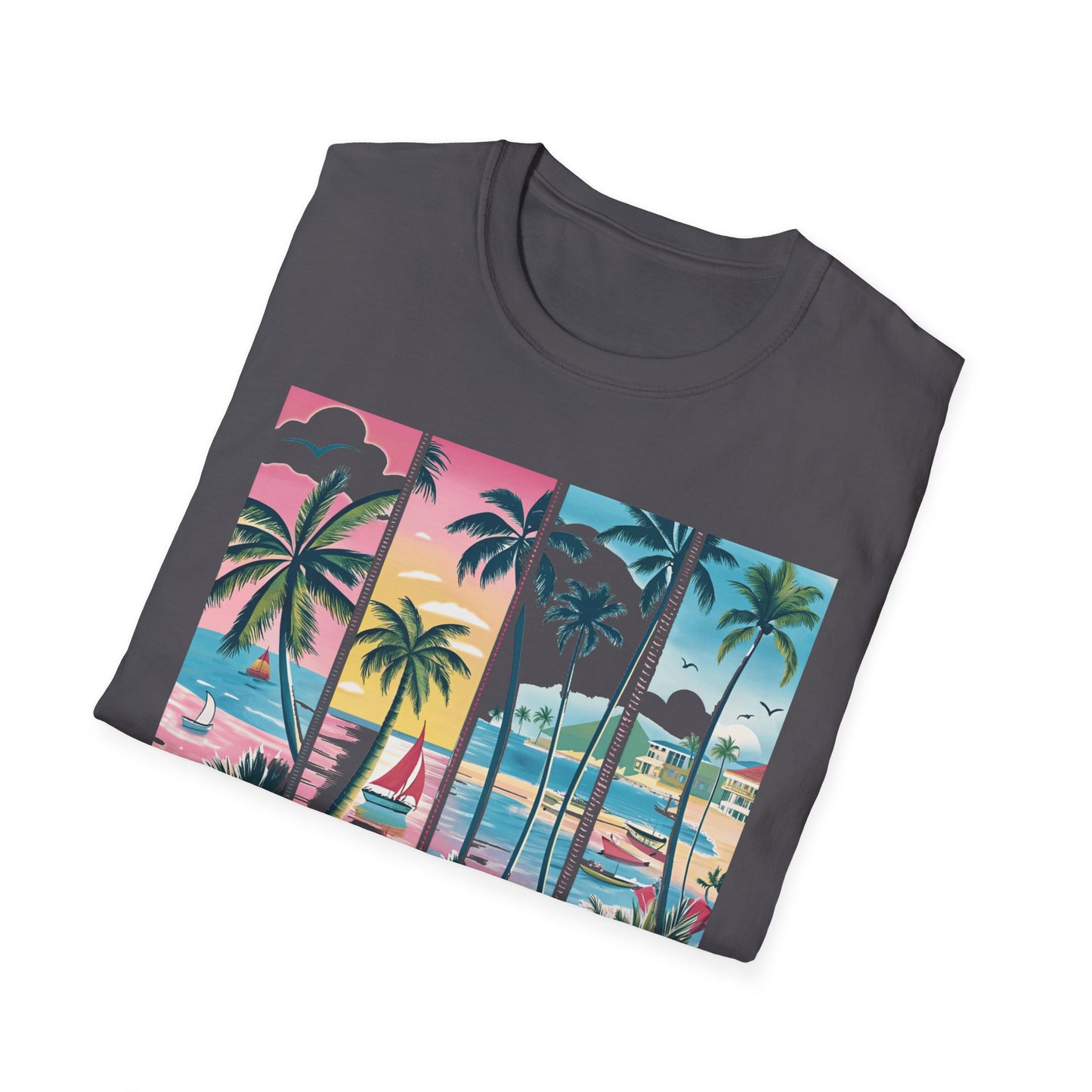 Salty Soul Tropical Vibe Tee for Beach Lovers
