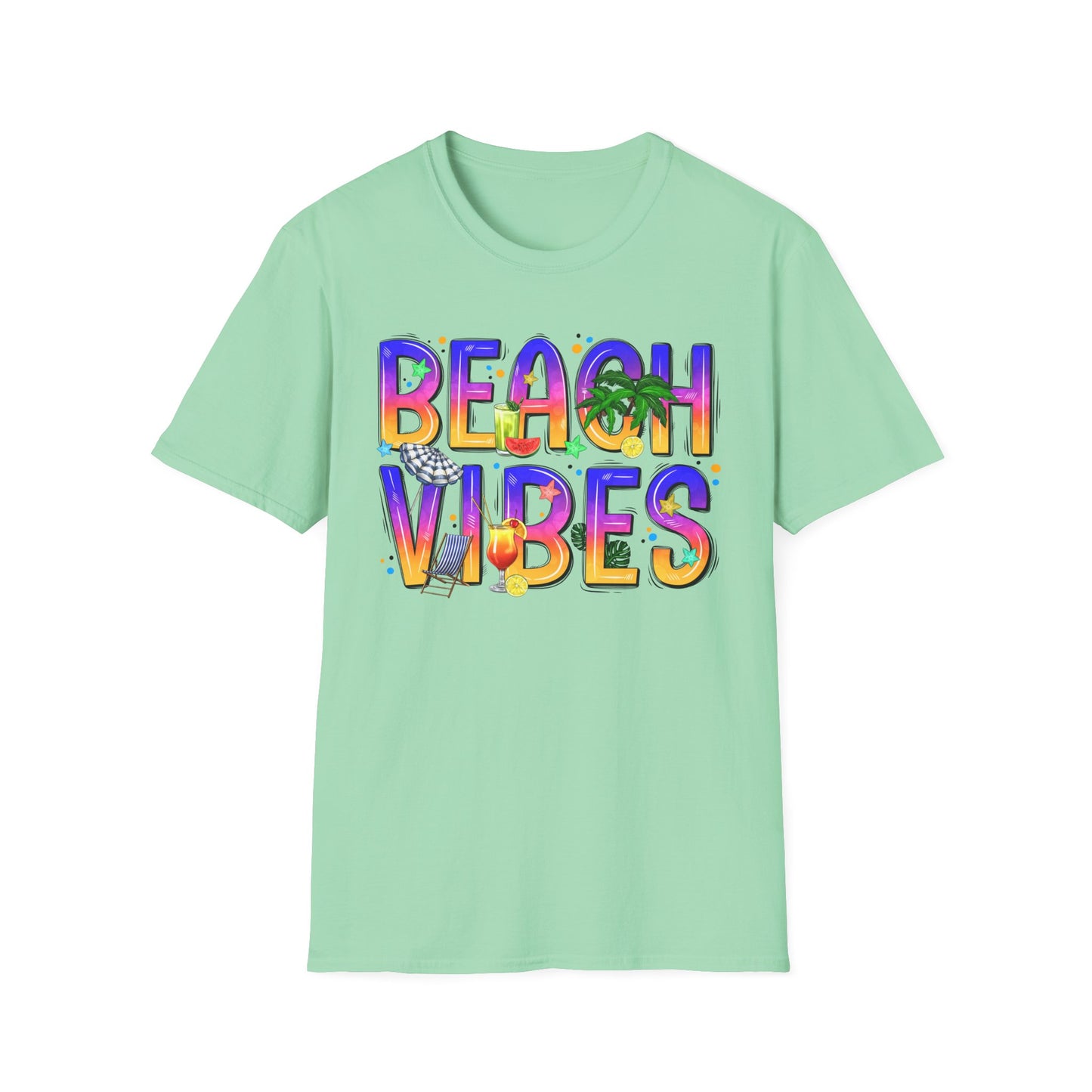 Beach Vibes - Bright and Fun Tee