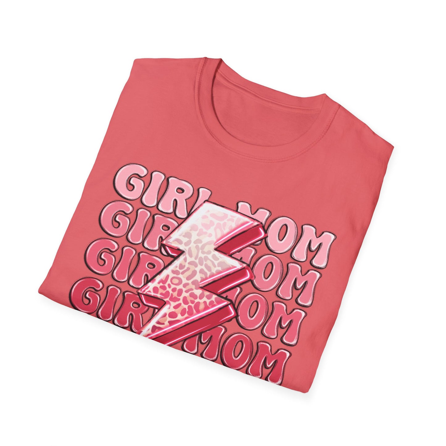 Girl Mom Softstyle T-Shirt - Trendy Casual Tee for Moms