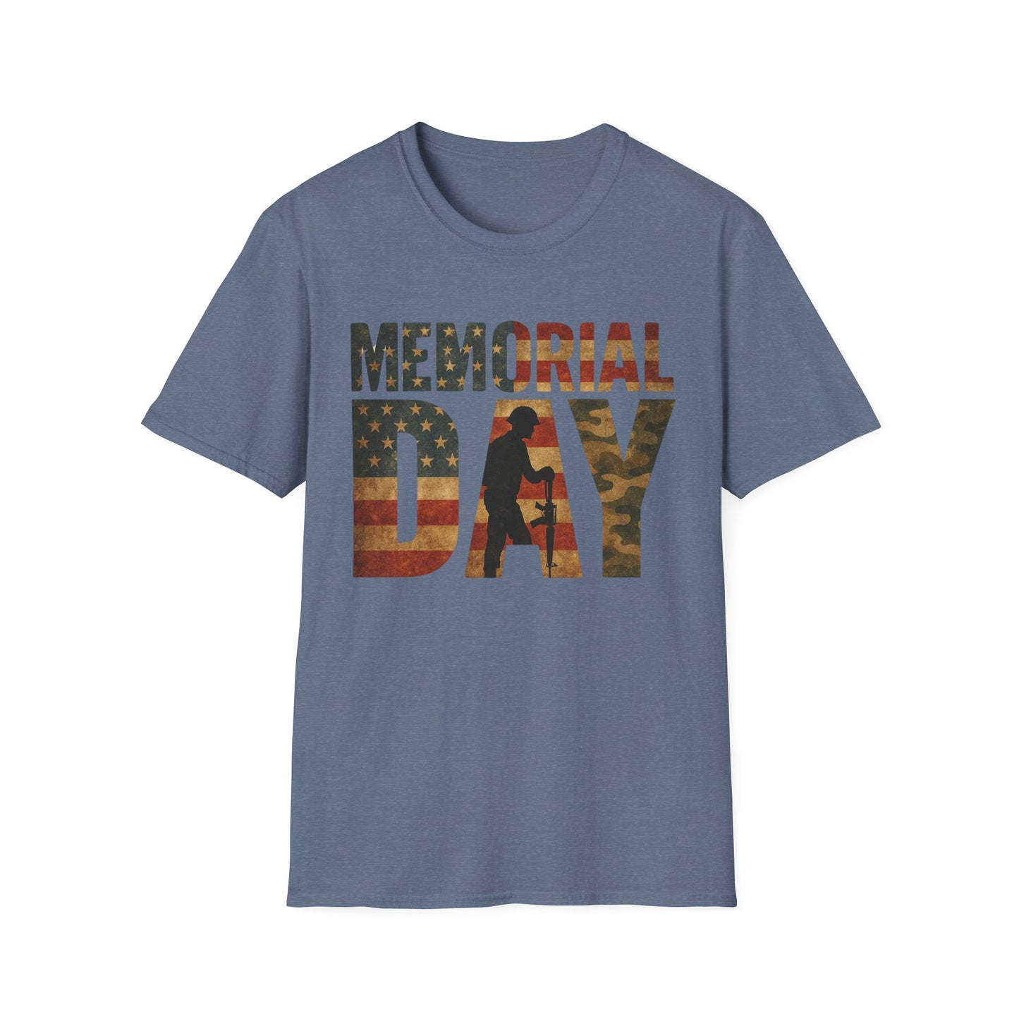 Memorial Day Camo Graphic - T-Shirt