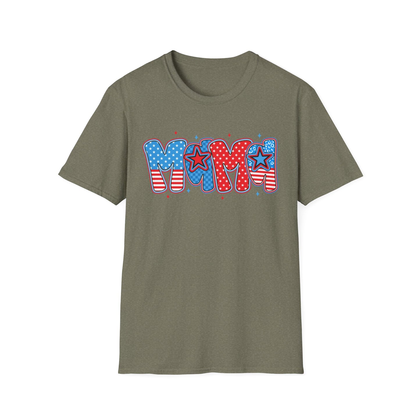 Patriotic Mama T-Shirt - Tee for Celebrations