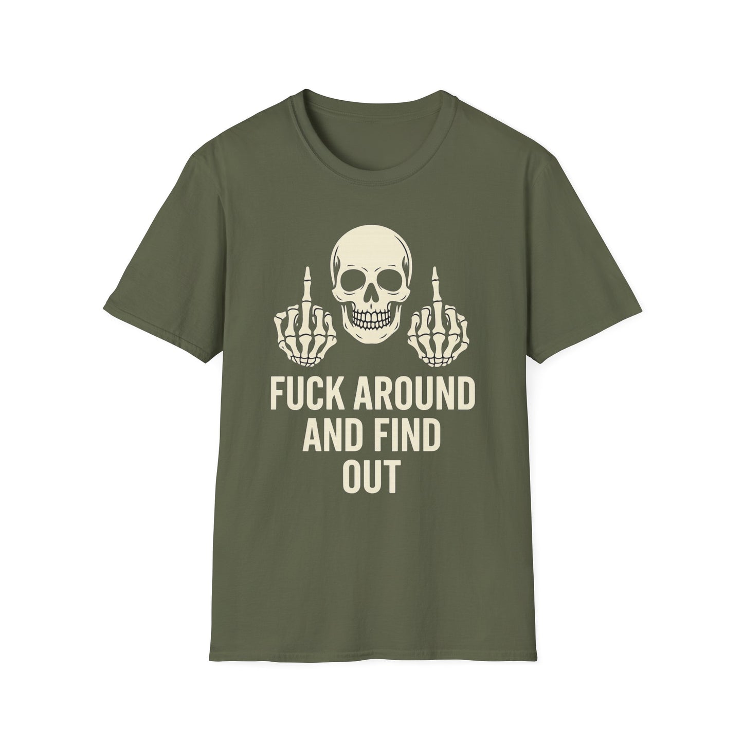 "F*ck Around and Find Out" Skull Graphic Tee