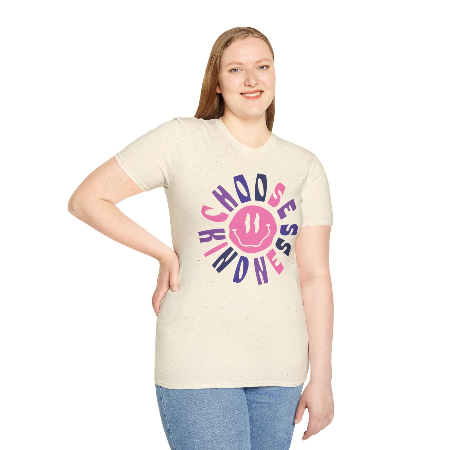 Choose Kindness Unisex Softstyle T-Shirt | Positive Vibes Tee