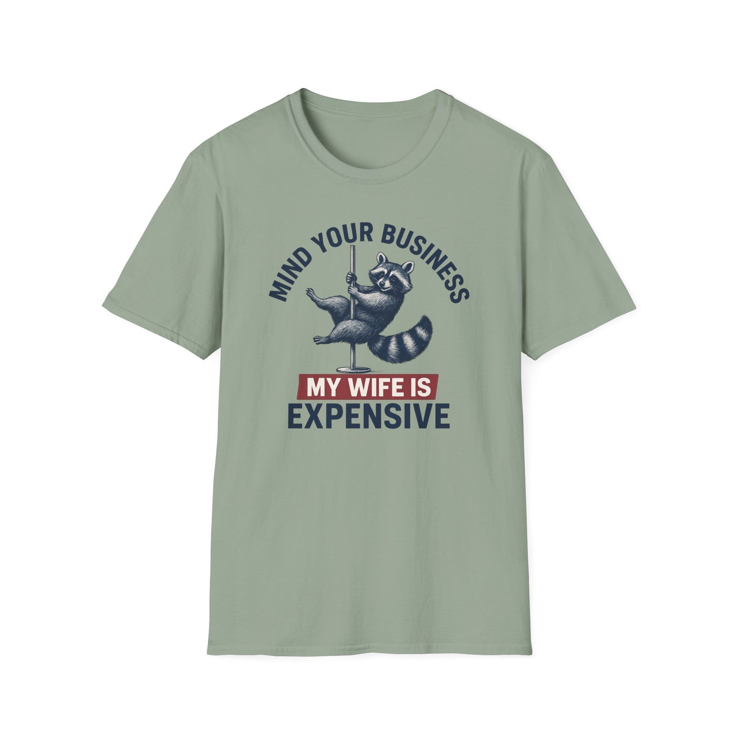 Funny Raccoon T-Shirt - Mind Your Business, Perfect for Gifting on Anniversaries, Birthdays, Casual Outings, Gift for Spouses, [...]