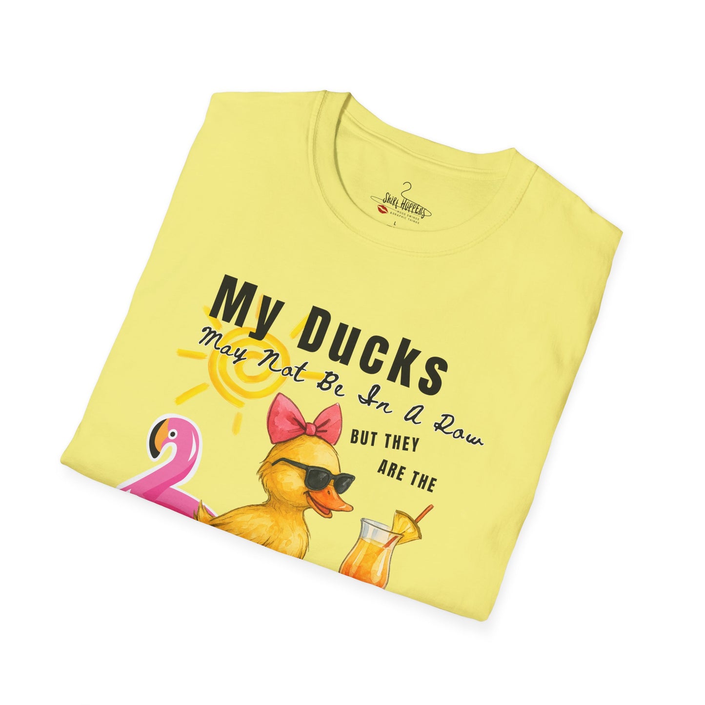 Duck - Life of The Party T-Shirt, Fun Summer Tee, Quirky Gift, Pool Party Shirt, Duck Lover Apparel