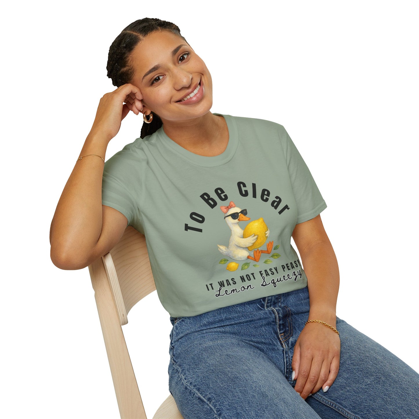 Lemon Squeezy Design, Cute Gift for Foodies, Humor Tee for Casual Outfits, Summer Apparel,
