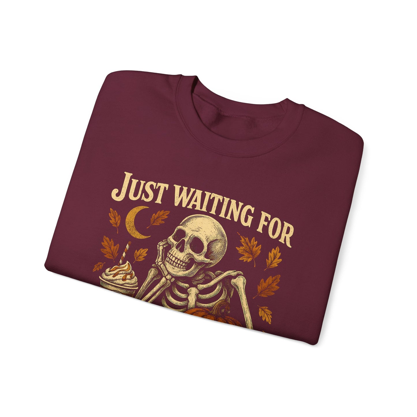 Halloween Skeleton Sweatshirt | Unisex Crewneck | Spooky Autumn Vibes | Fall Apparel | Perfect for Halloween Parties, Festive Gatherings