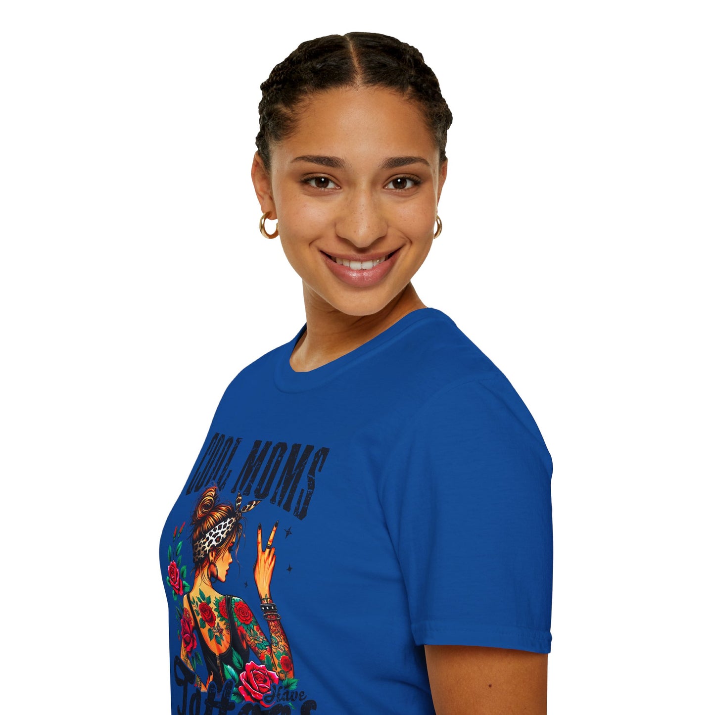 Cool Moms Tattoo Graphic T-Shirt