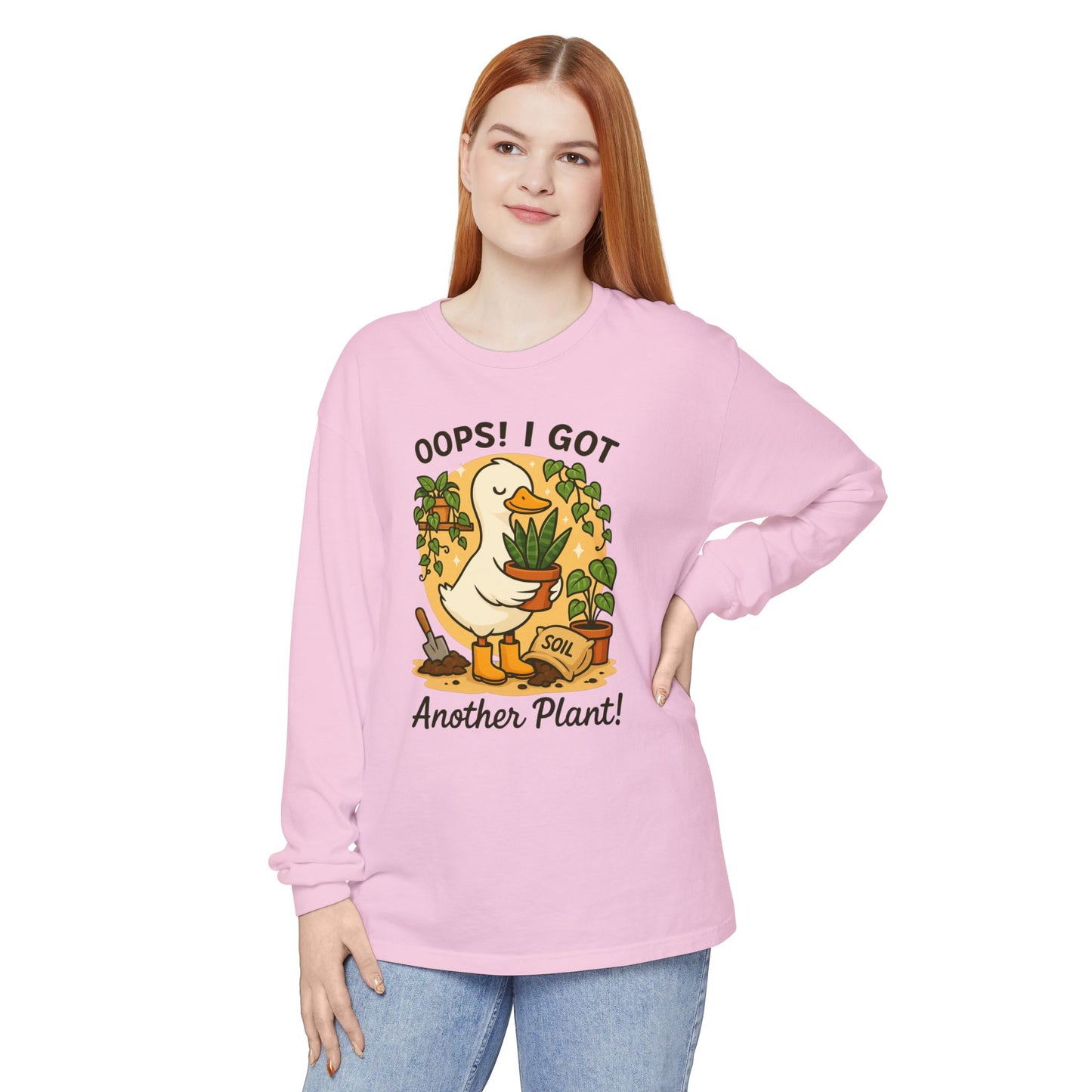 Gardening Humor Long Sleeve Tee, Oops I Got Another Plant Shirt, Funny Plant Lover Gift, Unisex Plant Enthusiast Top, Quirky Gardening [...]