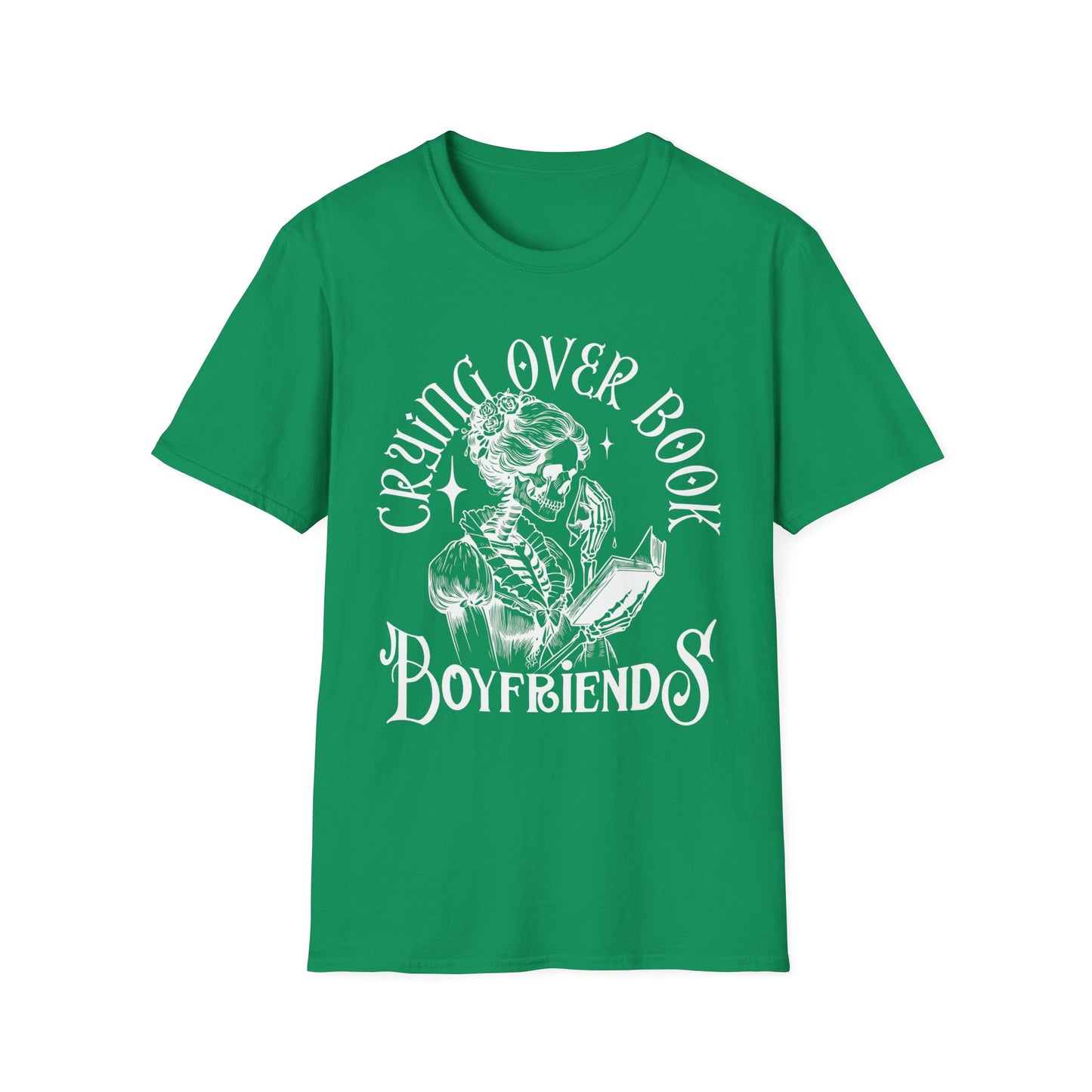 Crying Over Book Boyfriends T-Shirt - Perfect for Book Lovers