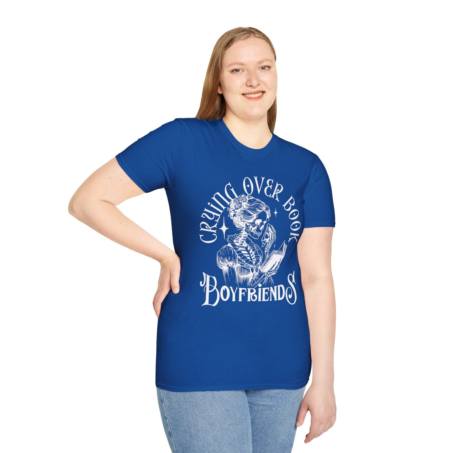 Crying Over Book Boyfriends T-Shirt - Perfect for Book Lovers