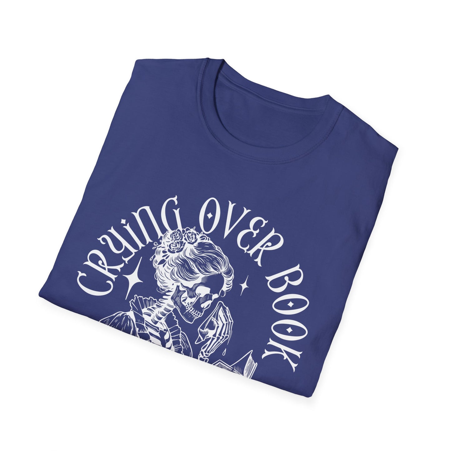 Crying Over Book Boyfriends T-Shirt - Perfect for Book Lovers