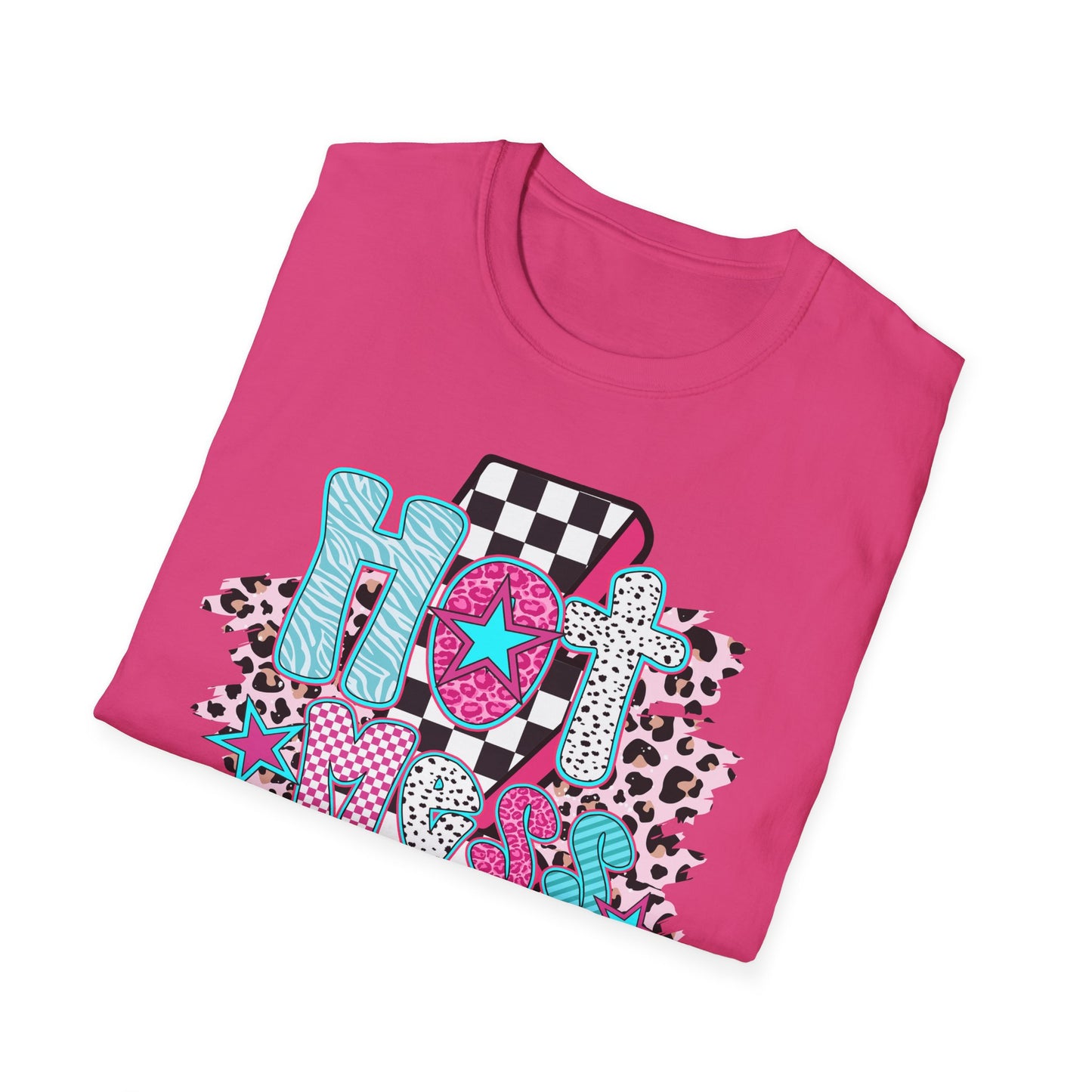 Fun 'Hot Mess Mama' T-Shirt - Perfect for Moms!