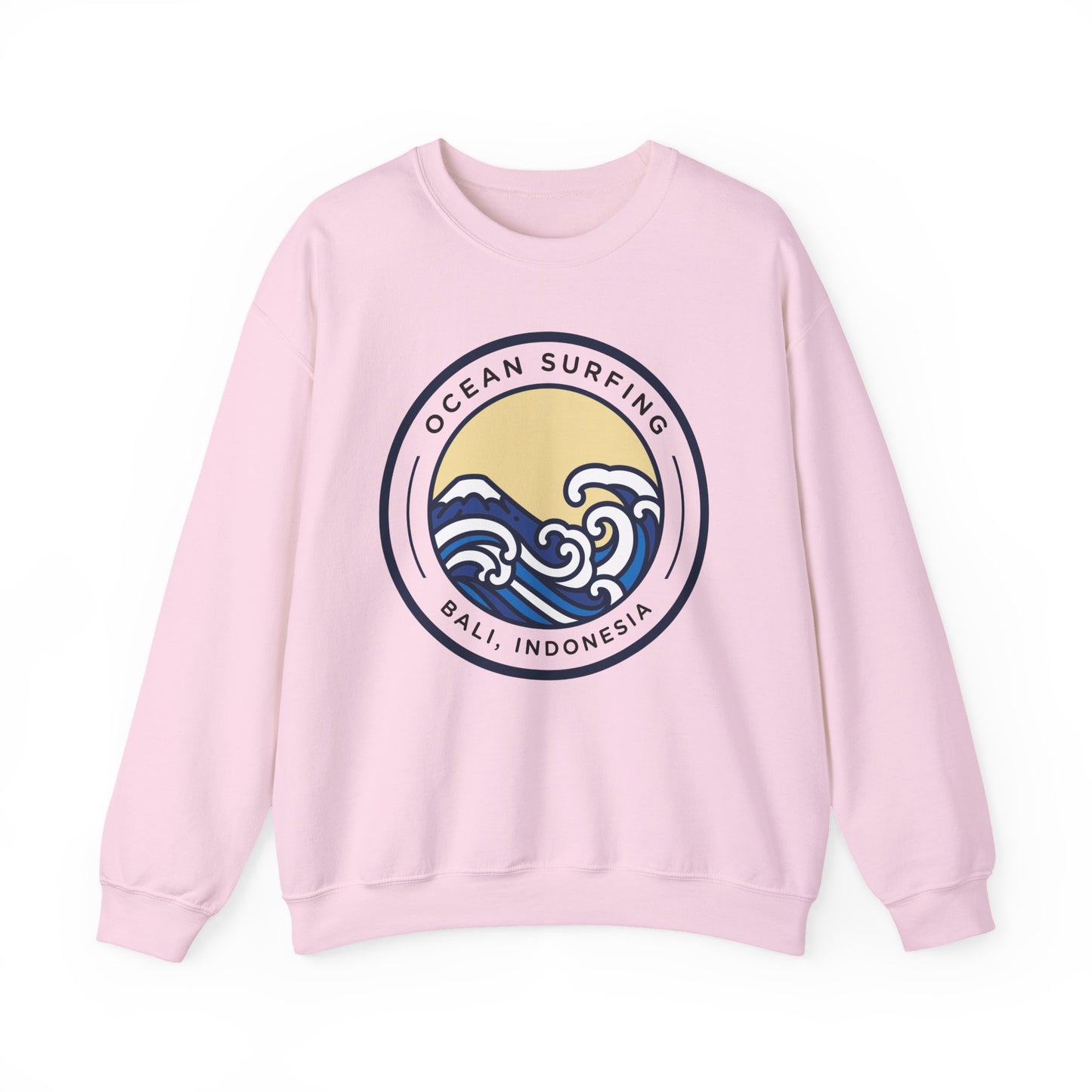 Ocean Surfing Bali Crewneck Sweatshirt - Unisex Heavy Blend