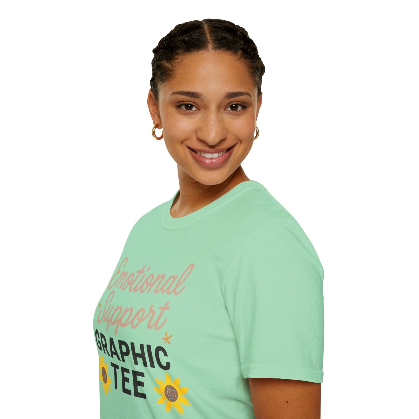 Emotional Support Graphic T-Shirt for Positivity Lovers