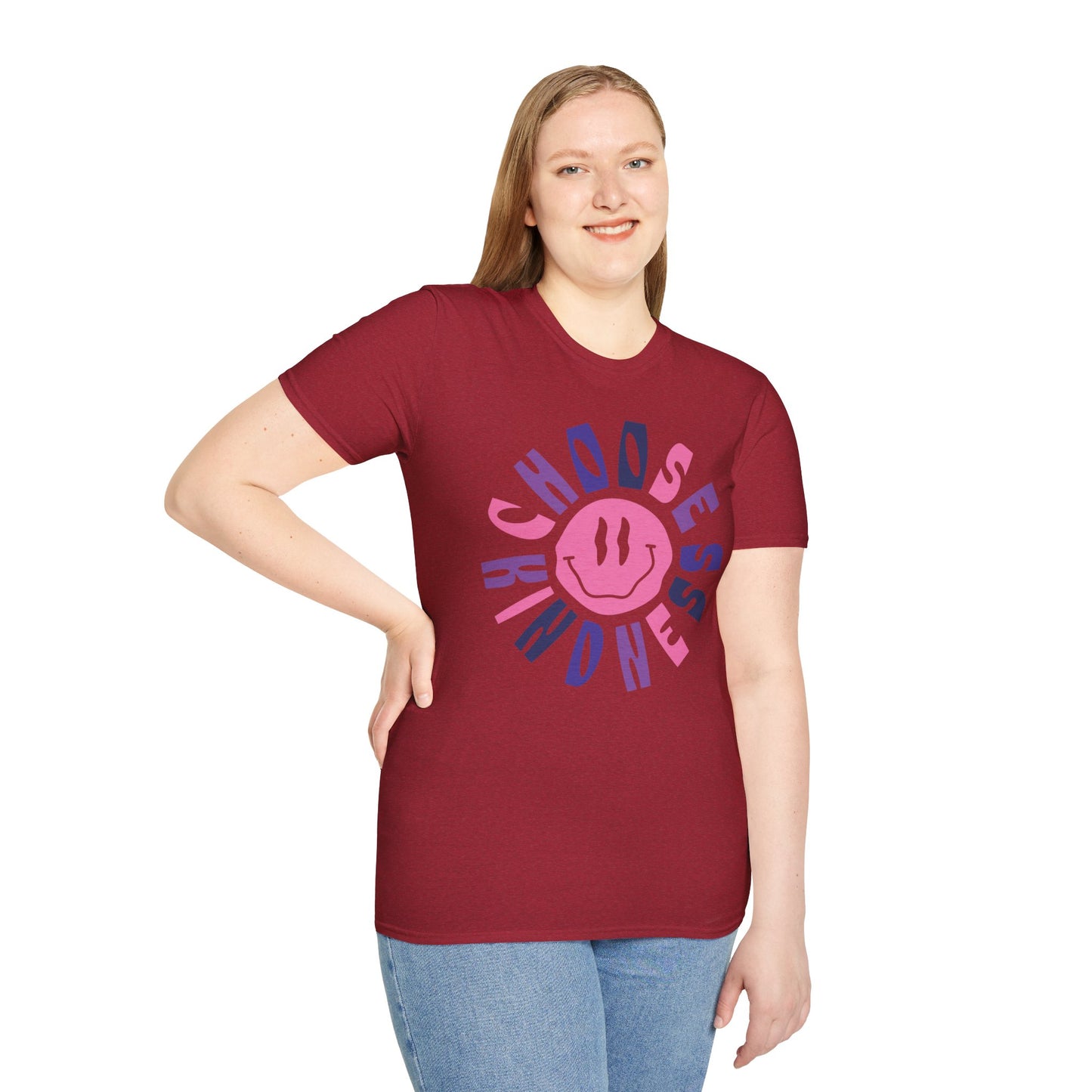 Choose Kindness Unisex Softstyle T-Shirt | Positive Vibes Tee