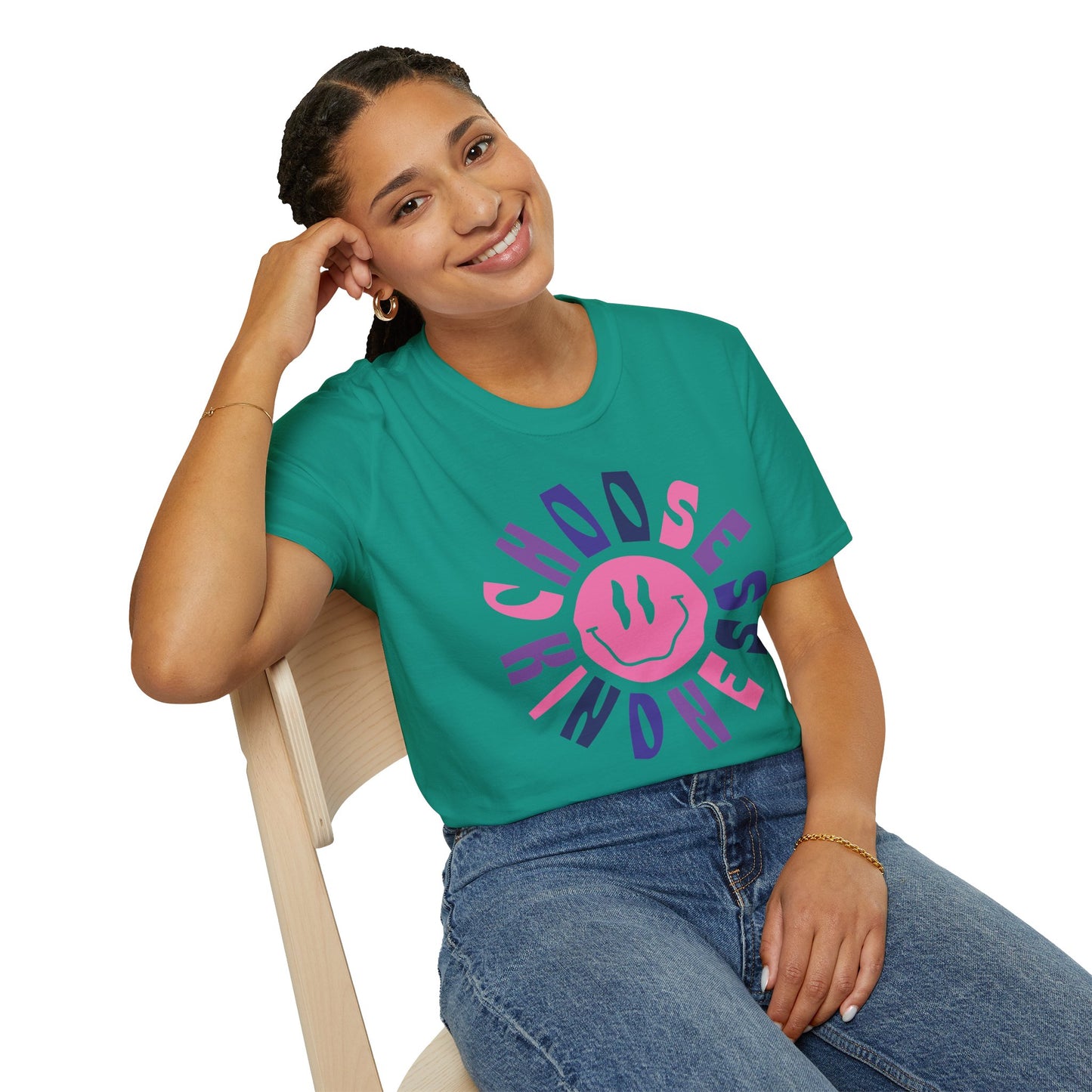 Choose Kindness Unisex Softstyle T-Shirt | Positive Vibes Tee