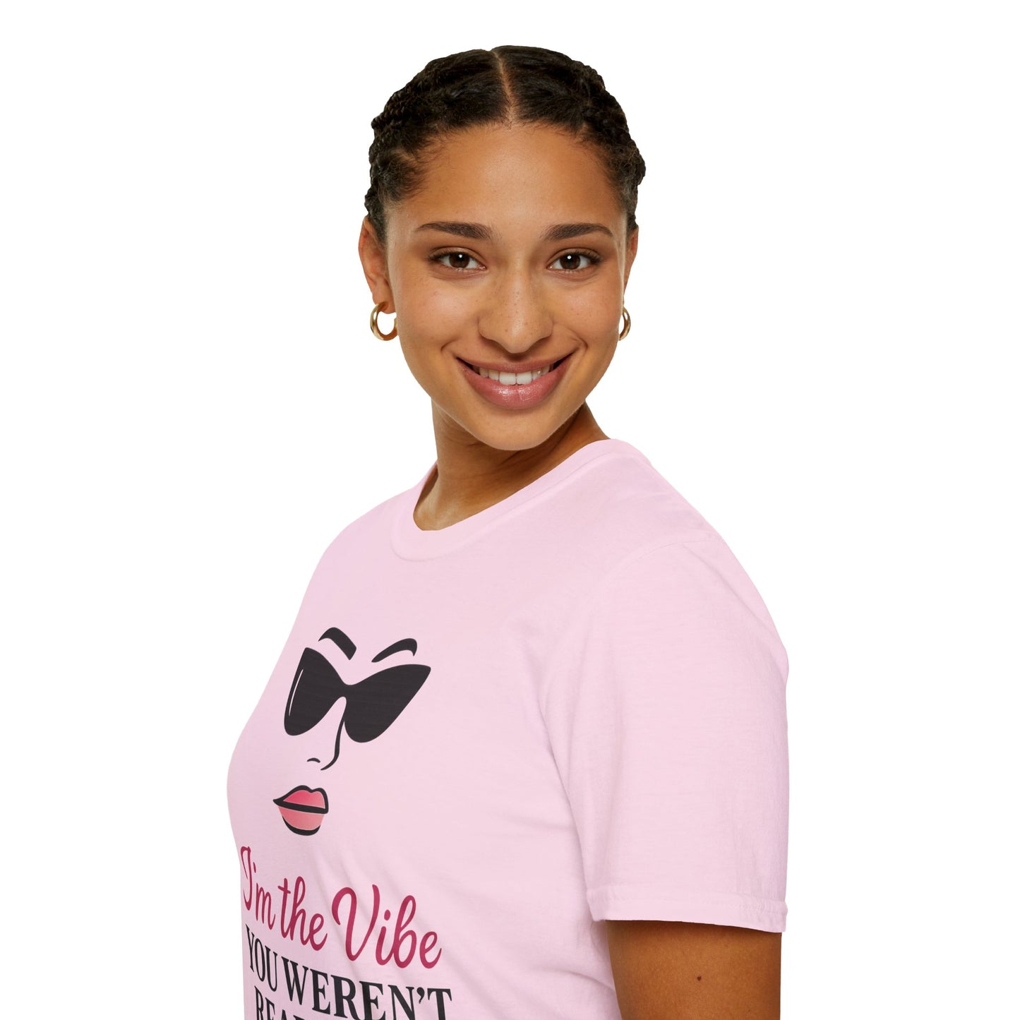 Unisex Softstyle T-Shirt - "I'm the Vibe You Weren't Ready For" Motivational Tee