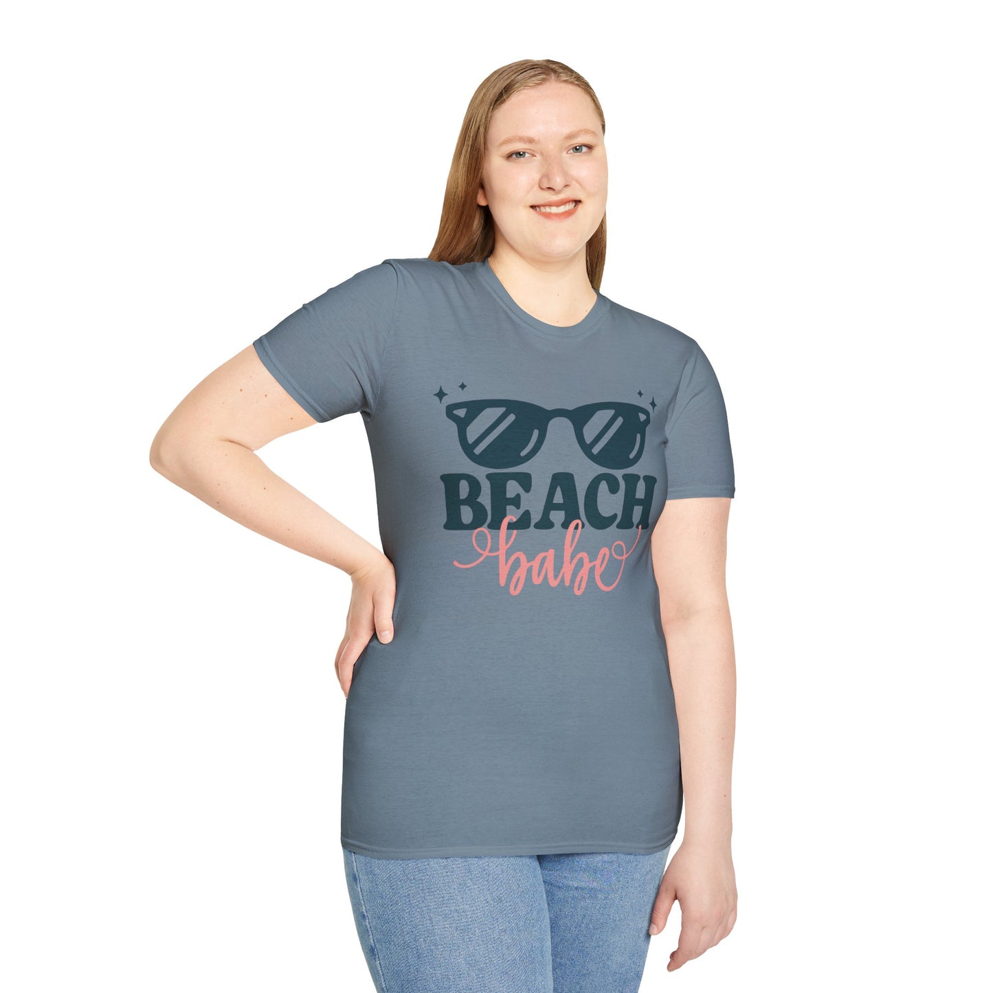 Beach Babe Unisex Softstyle T-Shirt - Perfect for Summer Vibes